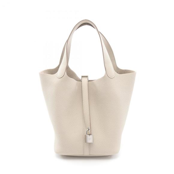 Hermes Hermès Picotin Lock MM Handbag, Taurillon Clemence Leather, Women's, W... - Picture 1 of 6